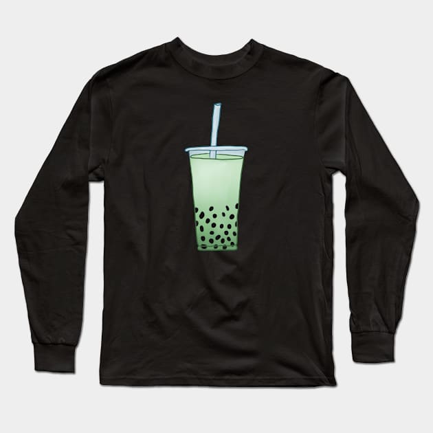 Bubble Tea Long Sleeve T-Shirt by alxandromeda